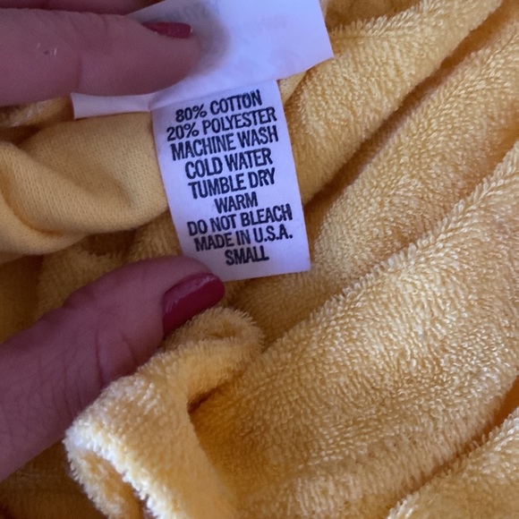 70s RETRO TERRY ROMPER STRAPLESS ROMPER TERRYCLOTH PLAYSUIT S - Picture 12 of 17